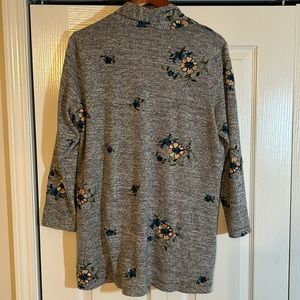 Fig and Flower Embroidered Cardigan - Medium